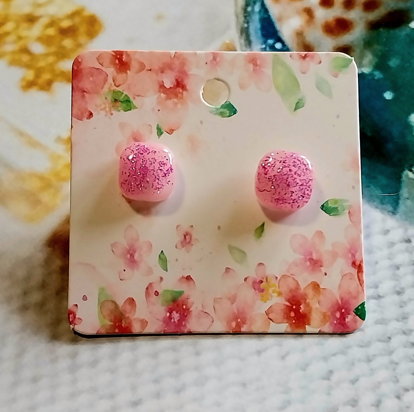 Mini uhani Pink Passion