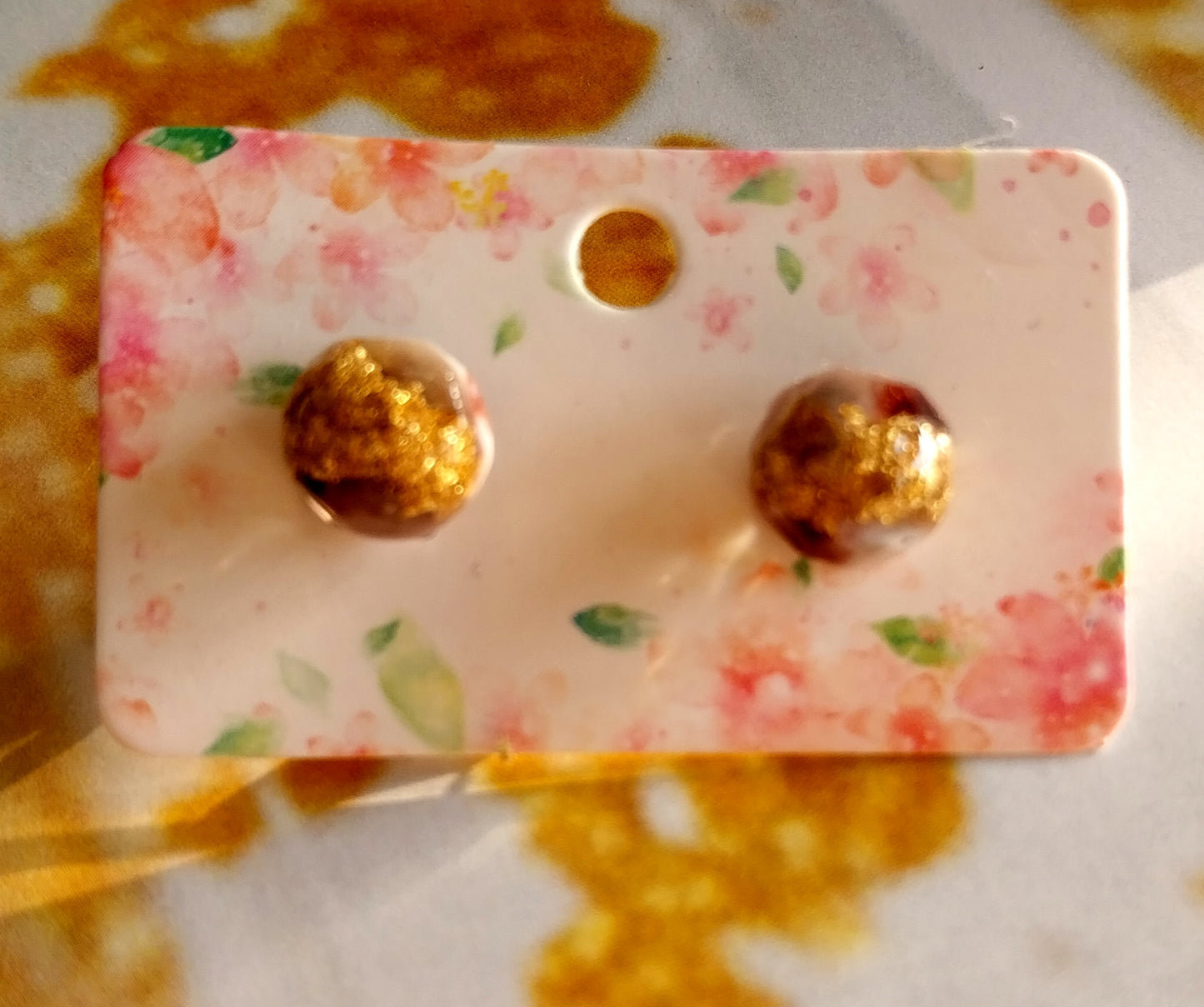 Mini uhani Chocolate