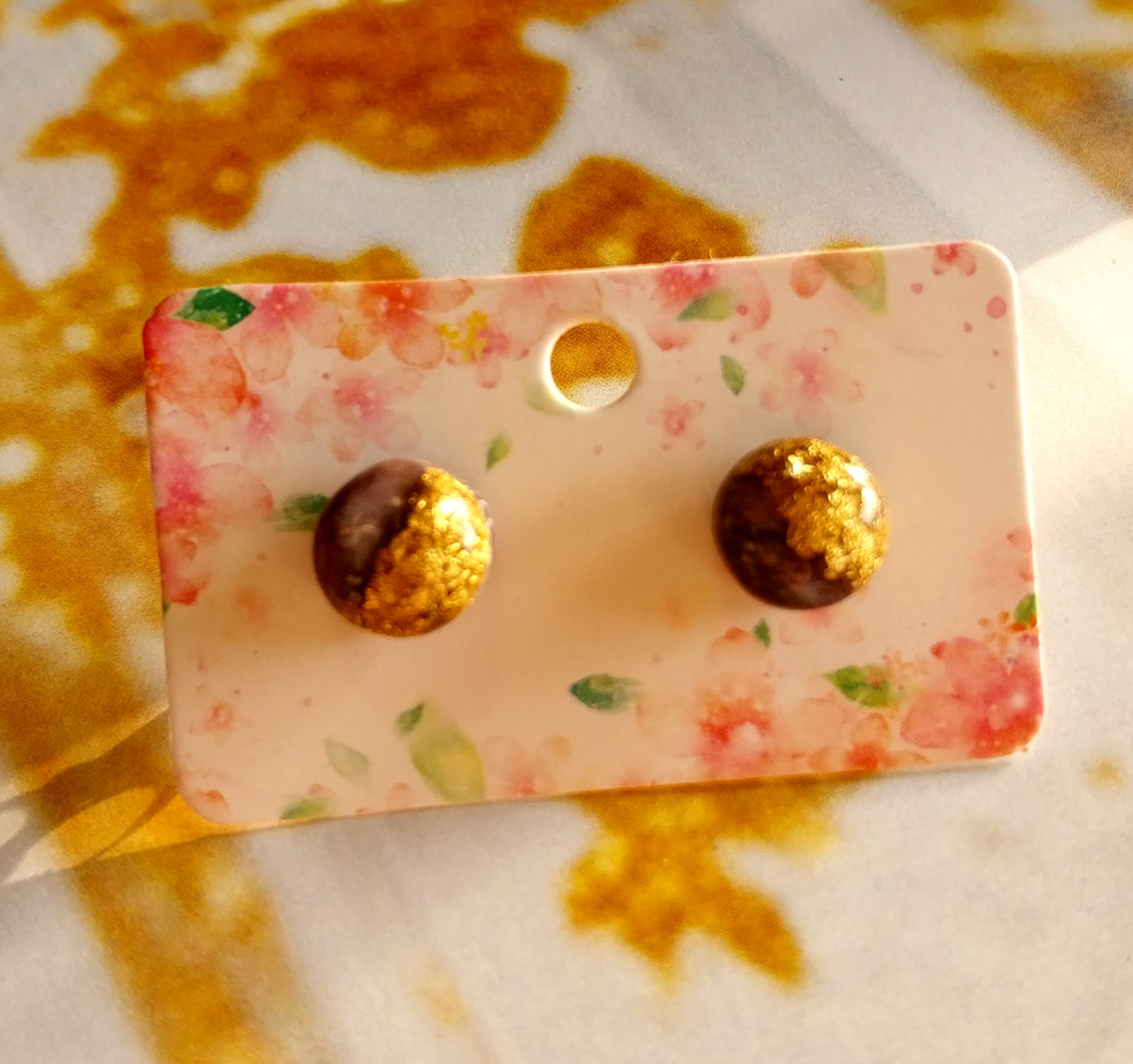 Mini uhani Chocolate