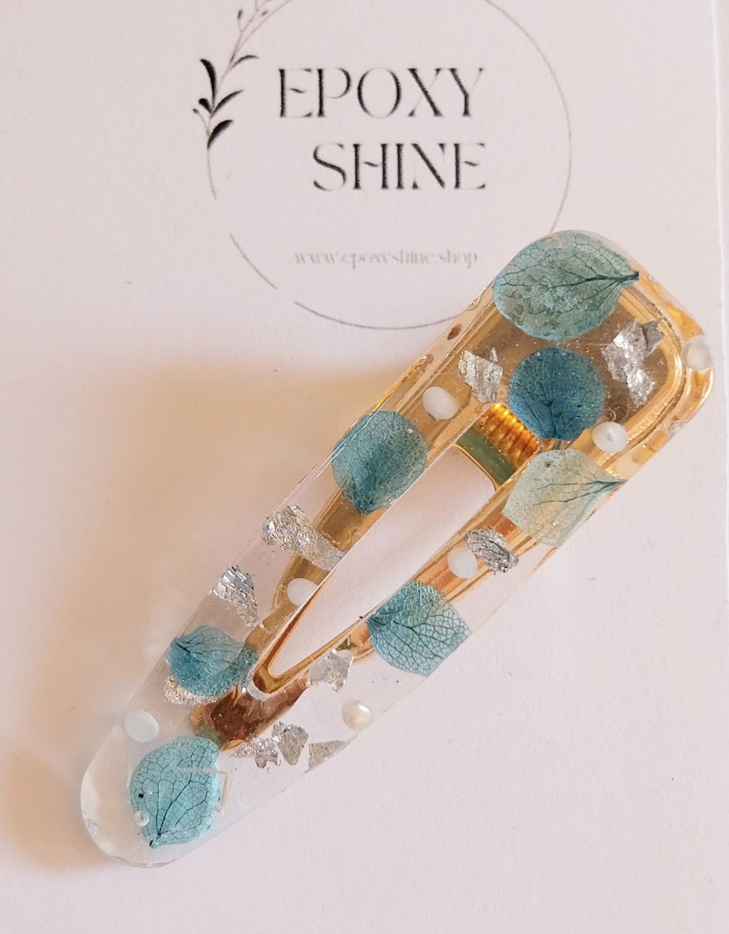 Sponka za lase s sladkovodnimi biseri