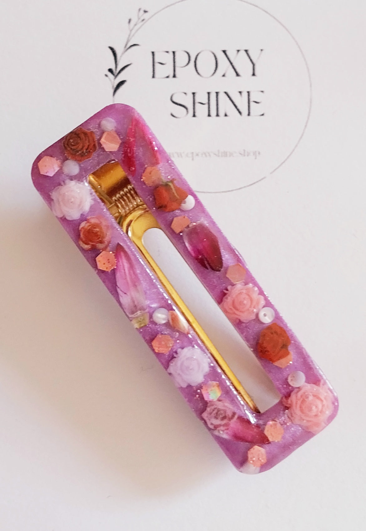 Sponka za lase s sladkovodnimi biseri