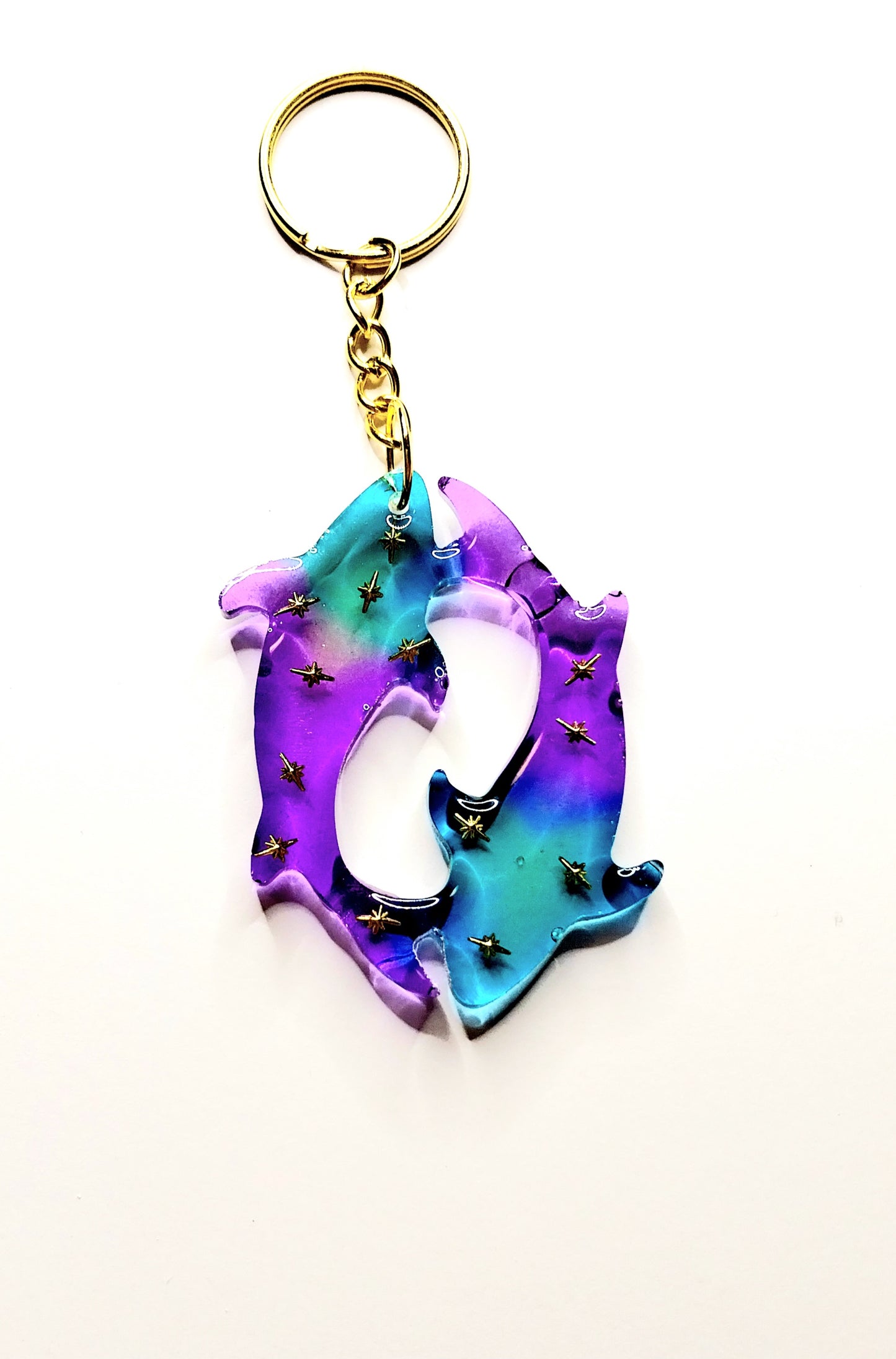 🔮 Obesek za ključe – Zodiak Ribi ♓