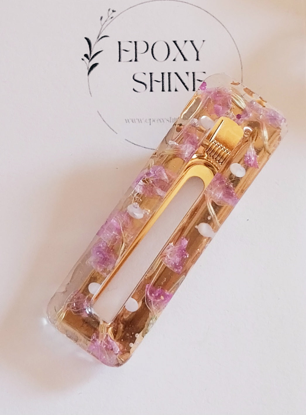 Sponka za lase s sladkovodnimi biseri