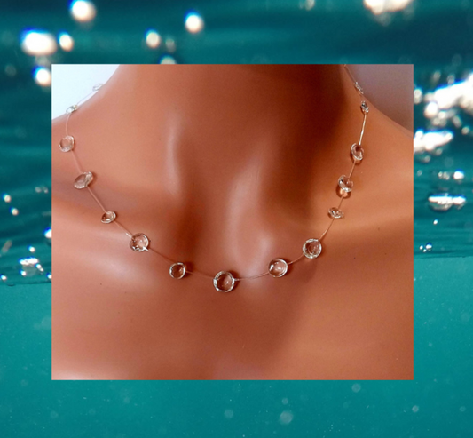 Water drops ogrlica