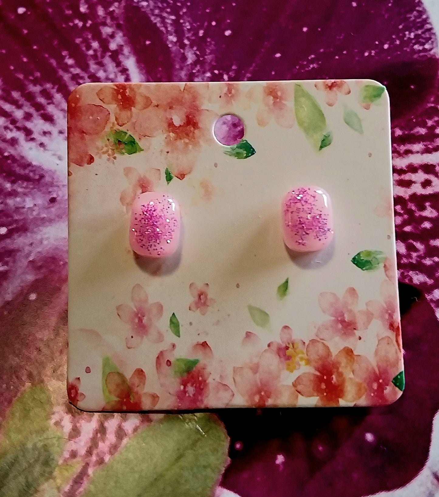 Mini uhani Pink Passion