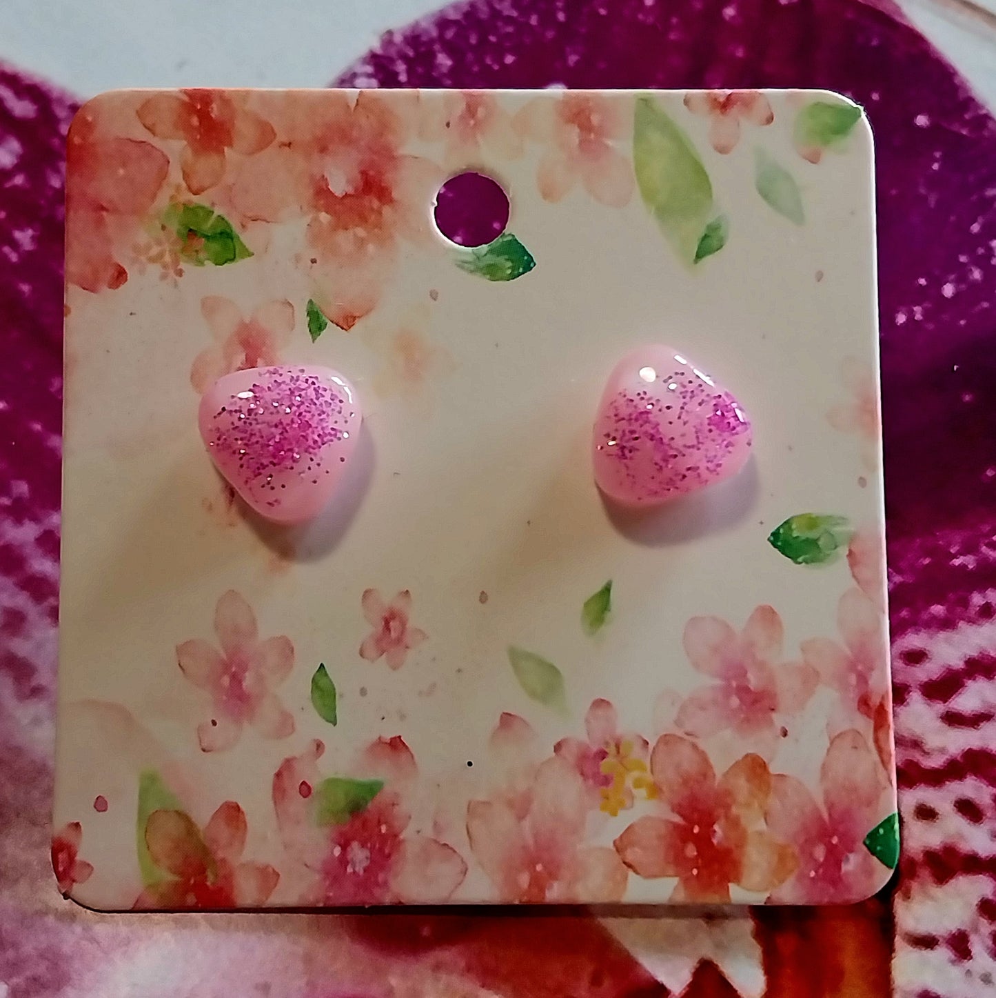 Mini uhani Pink Passion