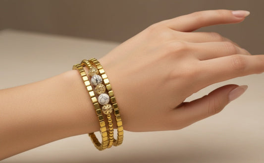 Elegantne zapestnice z naravnim kamnom