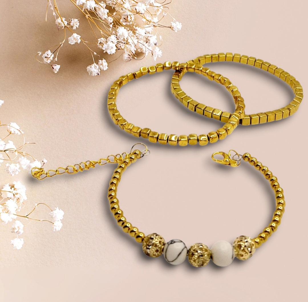 Elegantne zapestnice z naravnim kamnom